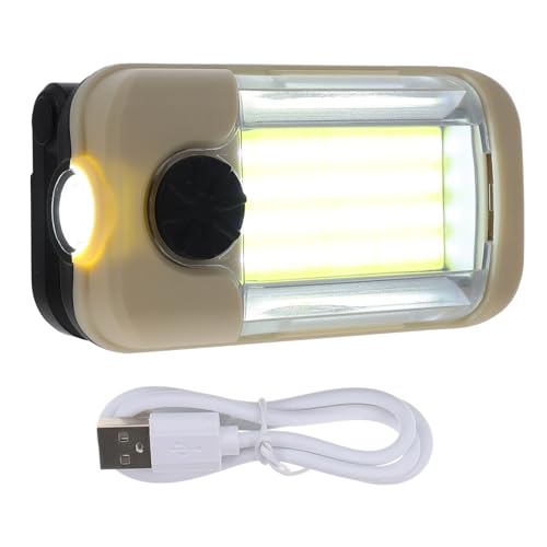 VILLCASE 1 Satz Lade -Arbeitslicht LED-Campinglaterne LED-Arbeitslicht LED -Licht Campinglaterne wiederaufladbar Campingbeleuchtung Campinglicht Campinglampe Abs Yellow von VILLCASE