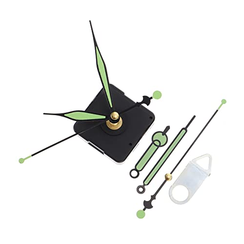 VILLCASE 1 Satz Leises Uhrwerk Ersatz Mechanismus Beleuchtet Digitale Wanduhr Retro Glühen Stiller Austausch des Uhrwerks Wanduhrwerk Das Uhrwerk Ist Plastisch Green von VILLCASE