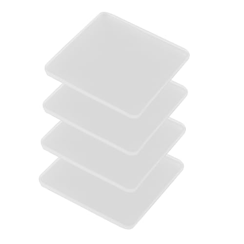 VILLCASE 1 Satz Sand Oberfläche Waschmaschine Stuhlbein Bodenschutz Greifer Caster Pad Möbel Beinschutz Stuhl Beinschutz Schreibtisch Beine Transparent PVC 4 Stück von VILLCASE