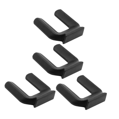 VILLCASE 1 Satz Slot Pad Rad Retainer Möbel Aus Stopper Für Nonslip Schlitzpolster Zum Stoppen des Verrutschens Radschlitzpolster Radstopp-gleitpad Radschutz Gummi Schwarz 4 Stück von VILLCASE