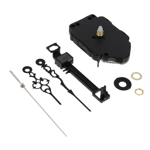 VILLCASE 1 Satz Taktbewegungs -Kit Quarz Teile Ersatz Leise langlebiges Uhrwerk Uhrzubehör Plastik Black von VILLCASE
