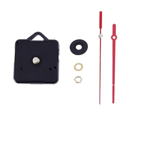 VILLCASE 1 Satz Taktbewegungs -kit Mechanismen Wanduhrwerk Mechanismus Wanduhr Digital Hängende Uhrenteile Batterie Uhrwerk Analog Uhrwerk Austauschen Uhrzubehör Rot von VILLCASE