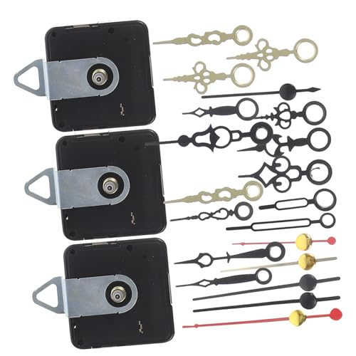 VILLCASE 1 Satz Uhrwerk Aus Quarz Reparatur Teilesätze Mechanismus Kleine Uhr Bausatz Ersatz Leise Uhrwerk Reparieren Taktbewegungs -kit Uhrwerk Teile Selber Machen Wanduhrwerk Plastik von VILLCASE