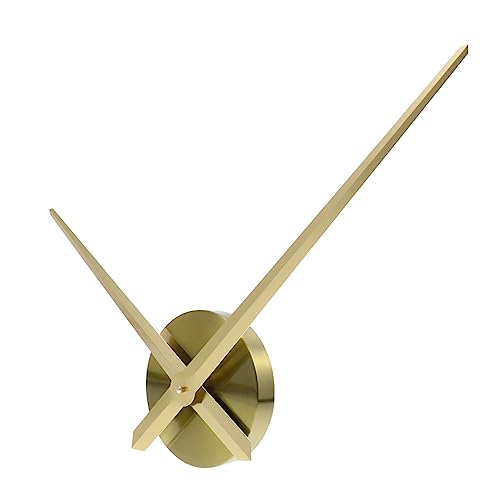 VILLCASE 1 Satz Uhrwerk Zubehör Retro einfach Uhr digital Analog Gesichter wanduhr dekoratives Uhrwerk Uhrzubehör moderner Uhrenbausatz Uhrenteil Uhr-Kit Aluminium Golden von VILLCASE