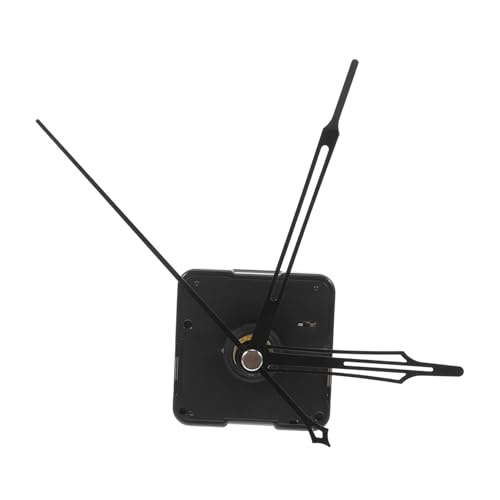 VILLCASE 1 Satz Wanduhr Kleines Uhrwerk Uhr-Hardware-kit Uhr-bausatz Selber Machen DIY -uhrenmechanismus Uhr Hands -kit Ersatzteile Für Uhren Uhrwerk Mit Quarzuhrwerk Aluminium Black von VILLCASE