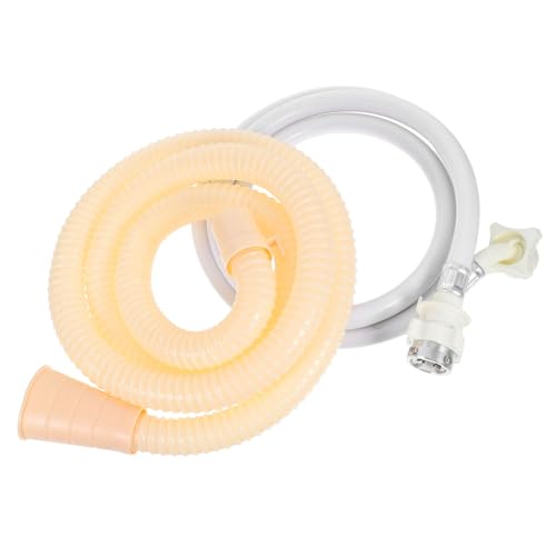 VILLCASE 1 Satz Waschmaschinen Schlauchset PVC Wassereinlass und Ablaufschlauch Flexibles Wasserzulaufrohr für Vollautomatische Waschmaschinen Einfache Installation Hohe Flexibilität von VILLCASE