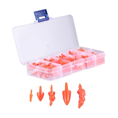 VILLCASE 1 Schachtel Schneemann Nasen Bastelset Kunststoff DIY Weihnachtsdekor für Praktische Bastelaccessoires für Schneemann Nasenherstellung und Winterliche Aktivitäten VILLCASE 1 Schachtel Schneemann Nasen Bastelset Kunststoff DIY Weihnachtsdekor für Praktische Bastelaccessoires für Schneemann Nasenherstellung und Winterliche Aktivitäten von VILLCASE