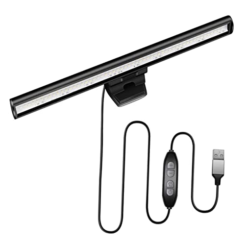 VILLCASE 1 Set Monitor Hängeleuchte Monitor Lichtleiste Bildschirmleuchte Computerleuchte Laptops Computer Hängende Computermonitorleuchte Computerbildschirm Hängende Lichtleiste Schwarzer von VILLCASE
