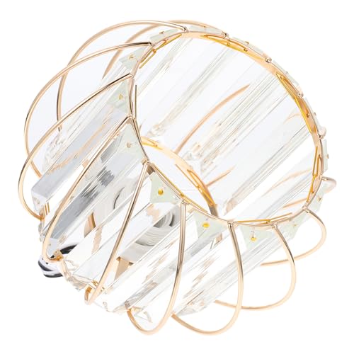 VILLCASE 1 Stück Einzelner Kronleuchter Moderne Deckenleuchte für Schlafzimmer Wohnzimmer und Esszimmer Gold ohne Glühbirne Elegantes Design Vielseitig Einsetzbar von VILLCASE