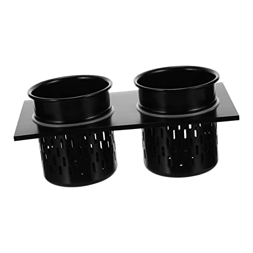 VILLCASE Wandmontage Lagerregal Aluminium Stanzfreier Essstäbchenhalter Multifunktionaler Aufbewahrungsbehälter Rostfrei für Kamm Schaber Haartrockner 1Stück von VILLCASE