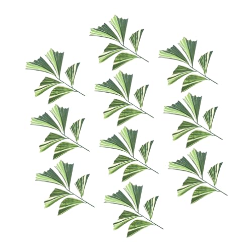 VILLCASE 10 Stück Künstliche Fischschwanz-palmenblätter: Gefälschte Grüne Stiele Für Hochzeitstischdekoration, Heimvase-Arrangement – kunstblätter Für Tischdekoration VILLCASE 10 Stück Künstliche Fischschwanz-palmenblätter: Gefälschte Grüne Stiele Für Hochzeitstischdekoration, Heimvase-Arrangement – kunstblätter Für Tischdekoration von VILLCASE