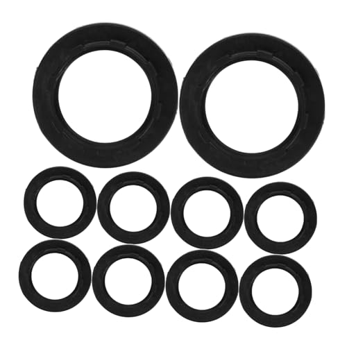 VILLCASE 10 Stück Lampenfassung Ring Innendurchmesser Hitzebeständige Kunststoff Ringe für Kronleuchter und Lampenschirme Sichere und Einfache Installation von VILLCASE