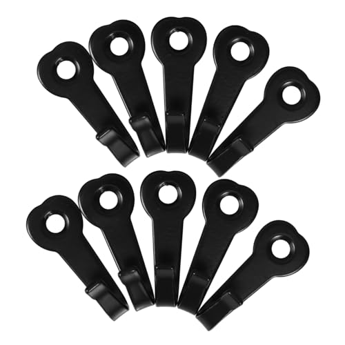 VILLCASE 10 Stück Metall Wandhaken für Küche Bad Wohnzimmer Robuste Wandmontage Garderobenhaken Platzsparend Vielseitig für Taschen Mäntel Handtücher Mit Montageschrauben Modernes Design VILLCASE 10 Stück Metall Wandhaken für Küche Bad Wohnzimmer Robuste Wandmontage Garderobenhaken Platzsparend Vielseitig für Taschen Mäntel Handtücher Mit Montageschrauben Modernes Design von VILLCASE