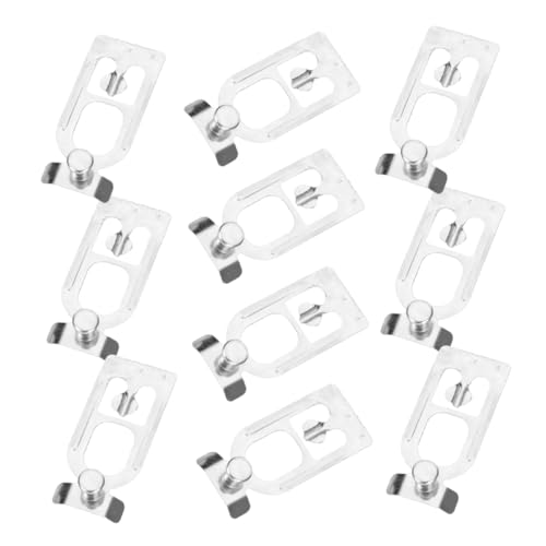 VILLCASE 10 Stück Regal Clips mit Sicherheitsstift für Palettenregale Hochstabile Halterungen für Schrank und Lager Langlebige Regalverbindungselemente für Sichere Anwendungen VILLCASE 10 Stück Regal Clips mit Sicherheitsstift für Palettenregale Hochstabile Halterungen für Schrank und Lager Langlebige Regalverbindungselemente für Sichere Anwendungen von VILLCASE
