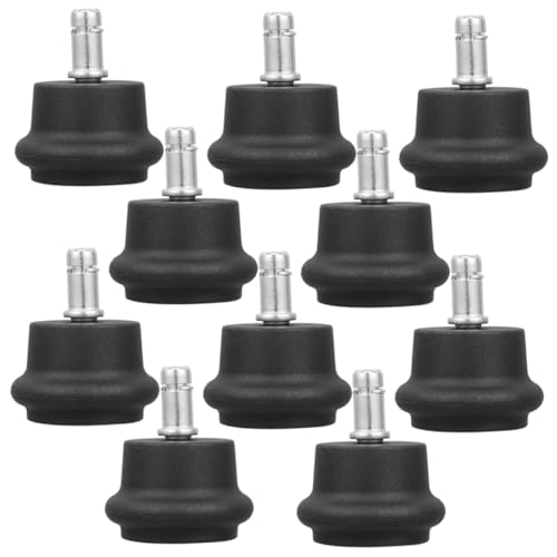 VILLCASE 10 Stück Teiliges Büromöbel Nylon Leise Anti-rutsch Möbelräder Ersatz für Stuhl Geeignet für Teppich Parkett Fliesen Einfache Montage VILLCASE 10 Stück Teiliges Büromöbel Nylon Leise Anti-rutsch Möbelräder Ersatz für Stuhl Geeignet für Teppich Parkett Fliesen Einfache Montage von VILLCASE