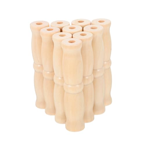 VILLCASE 10 Stück Teiliges Eimergriff aus Holz Ergonomischer Griff mit Glatter Oberfläche Langlebiges Zubehör für Eimer Korbgriffe für Camping Haushaltslagerung und Vielseitige Nutzung VILLCASE 10 Stück Teiliges Eimergriff aus Holz Ergonomischer Griff mit Glatter Oberfläche Langlebiges Zubehör für Eimer Korbgriffe für Camping Haushaltslagerung und Vielseitige Nutzung von VILLCASE