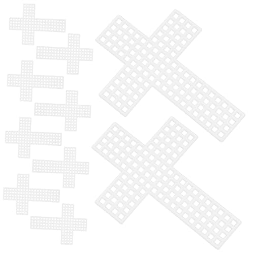 VILLCASE 10 Stück Teiliges Kunststoff Cross Stitch Canvas Kunststoff-mesh für DIY Stickerei Garn Handarbeit Vielseitig für Nadelkunst und Bastelprojekte VILLCASE 10 Stück Teiliges Kunststoff Cross Stitch Canvas Kunststoff-mesh für DIY Stickerei Garn Handarbeit Vielseitig für Nadelkunst und Bastelprojekte von VILLCASE