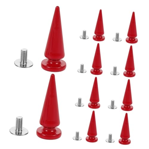 VILLCASE 10 Stück Teiliges Punk Nieten Metall Tree Spikes Schraubnieten für DIY Lederhandwerk Robuste Baumförmige Metallspitzen für Kleidung Schuhe Taschen Modische Accessoires VILLCASE 10 Stück Teiliges Punk Nieten Metall Tree Spikes Schraubnieten für DIY Lederhandwerk Robuste Baumförmige Metallspitzen für Kleidung Schuhe Taschen Modische Accessoires von VILLCASE