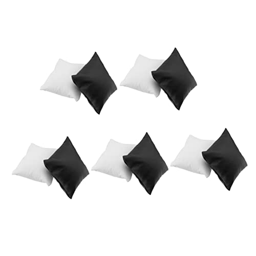 VILLCASE 10 Stück Teiliges Schmuckkissen Kleine Display Kissen für Uhren Armbänder Weiche Leichte Kissen in für Schmuckpräsentation Zuhause Geschäft von VILLCASE