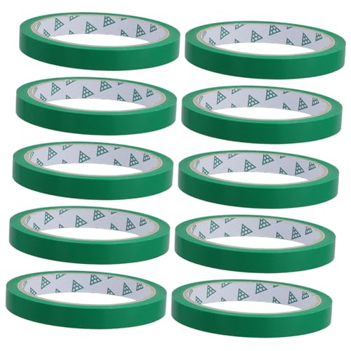 VILLCASE 10 Stück Teiliges Schweres Kunststoff gemüseklebeband Breit Lang Polypropylen Stark und Dehnbar Gemüse Schnell und Sicher Bündeln für Supermärkte Haushalt und Laden von VILLCASE