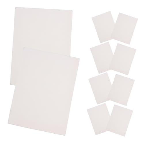 VILLCASE 10 Stück Teiliges Weiße Dehydrierte Papierpapier-Masse für DIY-papierkunst Nachhaltiges Recyceltes Material Weiche Formbare für Künstler und Bastelprojekte von VILLCASE