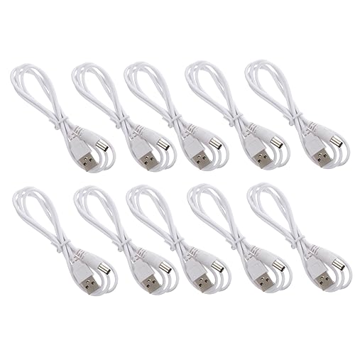 VILLCASE 10 Stück USB zu Ladekabel Weißes USB Ladegerät Kabel Kompatibel mit Mehre Schnelle Ladegeschwindigkeit von VILLCASE