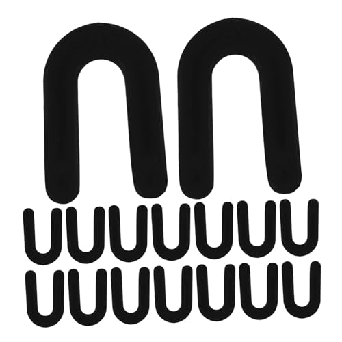 VILLCASE 100 Stück Fliesenleger wiederverwendbares Fliesennivellierungssystem Fliesen Nivellierung Abstandshalter Kunststoffkeile Fliesen-Nivellierer Plastik Black von VILLCASE