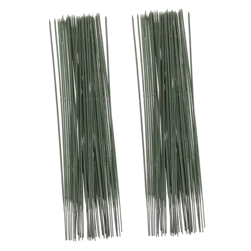 VILLCASE 100 Stück Zubehör Zum Basteln Verpacken Von Blumensträußen Blumenbasteln Stieldraht Dekoration Künstliche Floristenstäbe Stäbe Blumenarrangements DIY Hochzeit – Stiele von VILLCASE