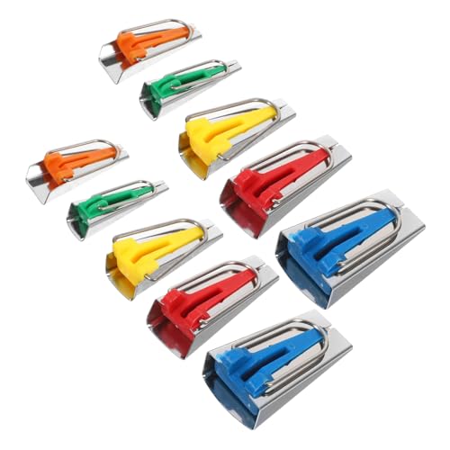 VILLCASE 10stücke Schrägbandzubehör Für Näharbeiten Kantenbindewerkzeug Mit Stoffkantenfalter Saumwerkzeug Für Quilten Und Schneiderei Inklusive Nähkantenfalter Und Glatter VILLCASE 10stücke Schrägbandzubehör Für Näharbeiten Kantenbindewerkzeug Mit Stoffkantenfalter Saumwerkzeug Für Quilten Und Schneiderei Inklusive Nähkantenfalter Und Glatter von VILLCASE