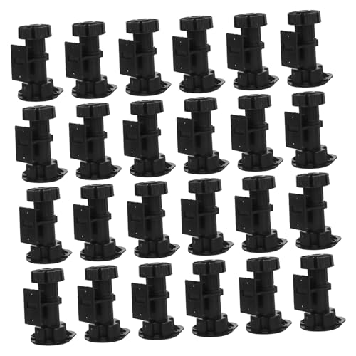 VILLCASE 12 Sätze Robuste Kabinett Leveler für Höhenanpassung für Sofas Tische Stühle und Werkbänke Einfache Installation für Unterschiedliche Bodenverhältnisse von VILLCASE