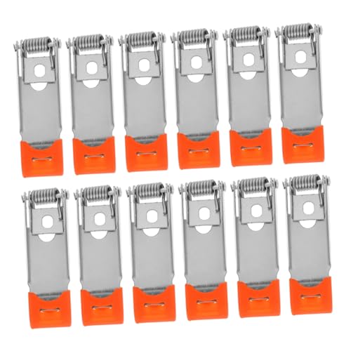 VILLCASE 12Stücke Teiliges Federklemmen für Einbauleuchten Orange aus Robustem PVC für Deckenlampen und Led-beleuchtung Einfache Installation und Zuverlässige Halterung VILLCASE 12Stücke Teiliges Federklemmen für Einbauleuchten Orange aus Robustem PVC für Deckenlampen und Led-beleuchtung Einfache Installation und Zuverlässige Halterung von VILLCASE