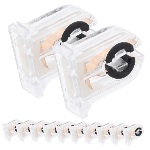 VILLCASE 12 Stück Lampenfassung Halterung für LED und Leuchtstoffröhren Kompatibel mit Elegantes Design Einfache Installation für Zuhause und Büro VILLCASE 12 Stück Lampenfassung Halterung für LED und Leuchtstoffröhren Kompatibel mit Elegantes Design Einfache Installation für Zuhause und Büro von VILLCASE