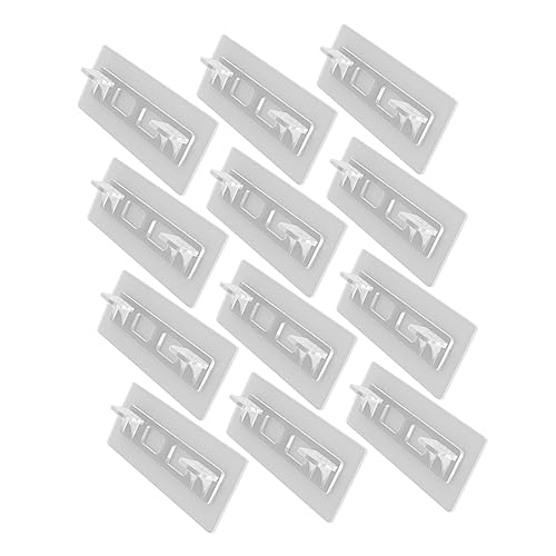 VILLCASE 12 Stück Selbstklebende Regalbodenträger Multifunktionale Regalstützen für Schränke Transparentes Regal System ohne Bohren für Bücherregale und Kleiderschränke VILLCASE 12 Stück Selbstklebende Regalbodenträger Multifunktionale Regalstützen für Schränke Transparentes Regal System ohne Bohren für Bücherregale und Kleiderschränke von VILLCASE