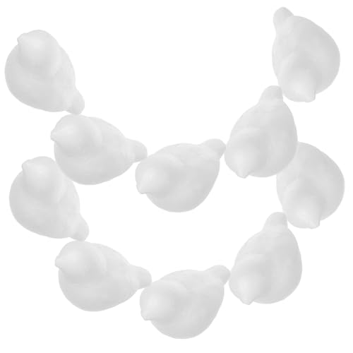 VILLCASE 15 Stück Teiliges Schaumstoff Vogelmodellset zum Basteln Unbemalt für Kreative DIY Projekte für Ostern und Dekoration Hochwertiges Bastelmaterial von VILLCASE