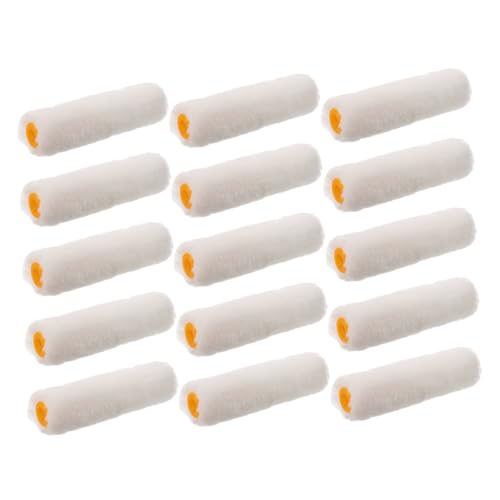 VILLCASE 15 Teiliges Mini Rollenpinsel Set Detailrolle Ersatz Farbrollerhülsen Baumwoll Farbroller Mini Rollen Zum Streichen Kleine Wand Farbroller Baumwollfaden Weiß VILLCASE 15 Teiliges Mini Rollenpinsel Set Detailrolle Ersatz Farbrollerhülsen Baumwoll Farbroller Mini Rollen Zum Streichen Kleine Wand Farbroller Baumwollfaden Weiß von VILLCASE