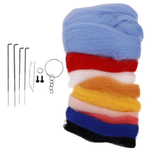 VILLCASE 1Satz Handgefertigtes Nadelfilzset Für DIY Projekte Komplettes Bastelmaterial Für Filzanhänger Für Erwachsene Für Freizeitgestaltung Und Handarbeit von VILLCASE