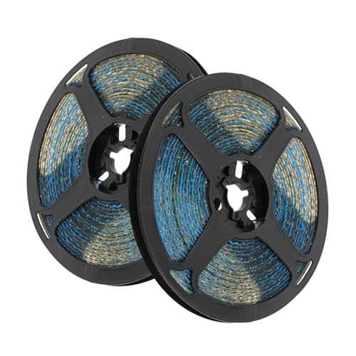 VILLCASE 2 Rollen Selbstklebende PVC Wandzierleiste Selbsthaftende Skirting Board Streifen für Decken Wanddekoration Langlebige Einfache Montage Elegante Innenraumverkleidung von VILLCASE