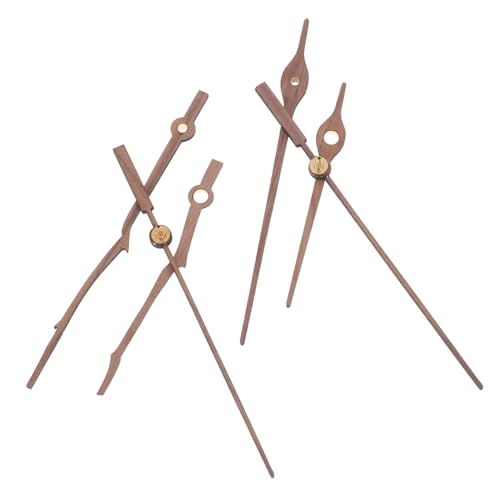 VILLCASE 2 Sätze Ersatz-uhrzeiger aus Schwarzem Walnussholz DIY Uhrzeiger Kit für Präzise Zeitmessung Stabile Leicht zu Montierende Zeiger für Heim Bürodekoration VILLCASE 2 Sätze Ersatz-uhrzeiger aus Schwarzem Walnussholz DIY Uhrzeiger Kit für Präzise Zeitmessung Stabile Leicht zu Montierende Zeiger für Heim Bürodekoration von VILLCASE