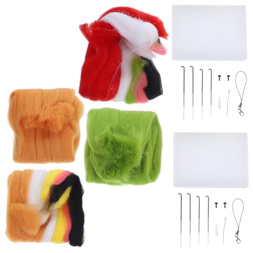VILLCASE 2 Sätze Filzset für Hunde Teiliges DIY Wollfilzen Kit mit Zubehör für Niedliche Hundedekorationen für Bastelprojekte und für Familie VILLCASE 2 Sätze Filzset für Hunde Teiliges DIY Wollfilzen Kit mit Zubehör für Niedliche Hundedekorationen für Bastelprojekte und für Familie von VILLCASE