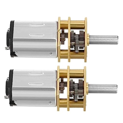 VILLCASE 2 Sätze Getriebemotor Micro Planetary Reduction Motor Geschwindigkeit Gehäuse Die Ermäßigung Bürstenlos Elektromotor Niedriger Drehzahl Zahnradmotor -mikro Metall 2 Stück * 2 von VILLCASE
