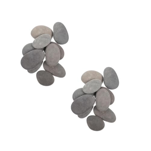 VILLCASE 2 Sätze Handbemalter Steinkiesel Zum Bemalen Felsmalerei Set Handarbeit Felsen DIY Zeichnung Bemalte Steine Kieselsteinkunst Felsmalerei Stifte Flache Felsen 10 Stück * 2 VILLCASE 2 Sätze Handbemalter Steinkiesel Zum Bemalen Felsmalerei Set Handarbeit Felsen DIY Zeichnung Bemalte Steine Kieselsteinkunst Felsmalerei Stifte Flache Felsen 10 Stück * 2 von VILLCASE