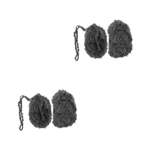 VILLCASE 2 Sätze Imitation Wool Flauschiges Garn Für Häkeln Und Stricken Pro Knäuel Pilling Für Decken Schals Und Mützen Zufällige Farbe 2 Stücke * 2 von VILLCASE
