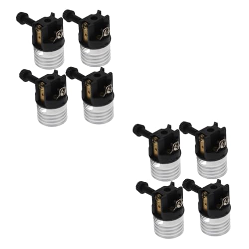 VILLCASE 2 Sätze Lampenfassung Mit Aluminium Sockel Für Pendelleuchten Deckenlampen Und Diy Lampen Robuste Und Langlebige Lampenhalterung Für Led Glühbirnen Einfache 4 Stück * 2 VILLCASE 2 Sätze Lampenfassung Mit Aluminium Sockel Für Pendelleuchten Deckenlampen Und Diy Lampen Robuste Und Langlebige Lampenhalterung Für Led Glühbirnen Einfache 4 Stück * 2 von VILLCASE