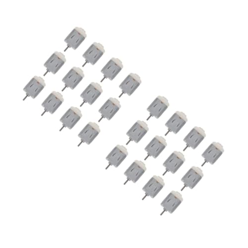 VILLCASE 2 Sätze Mini -lüftermotor Kind Miniatur Winzig Kleiner Gleichstrommotor Mikro-gleichstrommotor Kleine Motoren Spielzeugmotor Mini-elektromotor Aluminiumlegierung 12 Stücke * 2 von VILLCASE