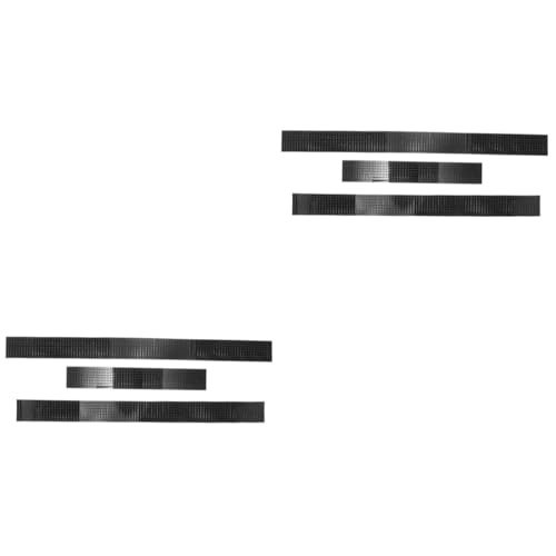 VILLCASE 2 Sätze Mosaik Wandaufkleber Schiene Selbstklebend Runder Selbstklebender Spiegel Spiegelmosaik-fliesenaufkleber Mosaikfliesen Zum Basteln Spiegel Aufkleber Black Acryl 1464pcs*2 von VILLCASE