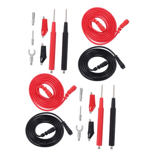 VILLCASE 2 Sätze Multimeter Messleitungen Set Teilig Flexibel Langlebig Isoliert Prüfnadeln für Elektrischen Test Strom Spannung Widerstand Transistor Diode Prüfen VILLCASE 2 Sätze Multimeter Messleitungen Set Teilig Flexibel Langlebig Isoliert Prüfnadeln für Elektrischen Test Strom Spannung Widerstand Transistor Diode Prüfen von VILLCASE
