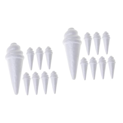 VILLCASE 2 Sätze Schaumeis Strohhalme Creme Ice Cream Mold Schaumstoffmodelle Leeres Eismodell DIY Bastelmodell Modell Aus Schaumstoff Selber Machen DIY Liefert Weiß 8 Stücke * 2 VILLCASE 2 Sätze Schaumeis Strohhalme Creme Ice Cream Mold Schaumstoffmodelle Leeres Eismodell DIY Bastelmodell Modell Aus Schaumstoff Selber Machen DIY Liefert Weiß 8 Stücke * 2 von VILLCASE