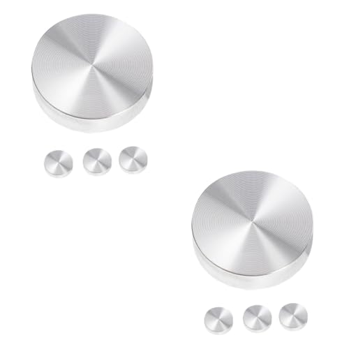VILLCASE 2 Sätze Teiliges Aluminiumlegierung Rundscheiben Adapter Für Glastische Und Couchtische Praktisch Leicht Und Stabil Für Verschiedene Anwendungen 4 Stück * 2 VILLCASE 2 Sätze Teiliges Aluminiumlegierung Rundscheiben Adapter Für Glastische Und Couchtische Praktisch Leicht Und Stabil Für Verschiedene Anwendungen 4 Stück * 2 von VILLCASE