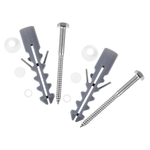 VILLCASE 2 Sätze Toilettenankerschrauben Badezimmer Installationshardware Toilettensitz Hardware Kit Schrauben Für Toilettensitz Toilettenbefestigungsbolzen Toilettensitz von VILLCASE