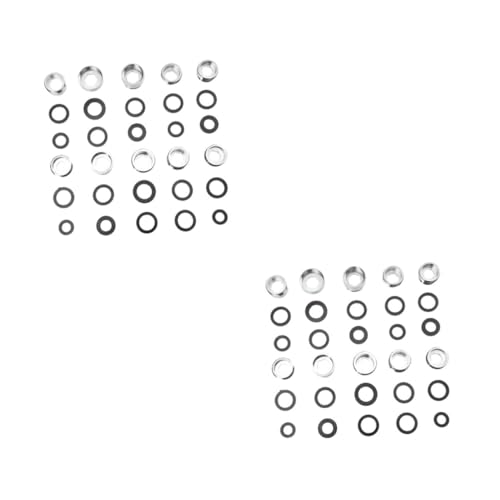 VILLCASE 2 Sätze Wasserhahn Adapter Kupfer-adapter-set Luftsprudler-hahn-adapter Luftsprudler Für Küchenarmaturen Wasseraufbereiter Adapter Silver 10 Stück * 2 von VILLCASE